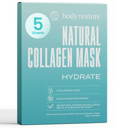 Natural Collagen Mask - Hydrate (5 Pack)