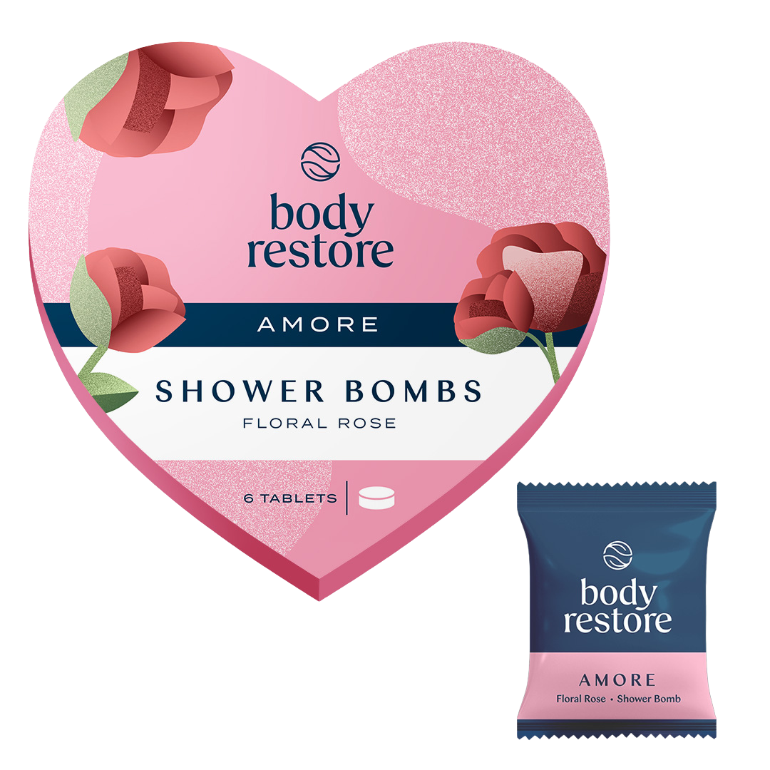 Amore Floral Rose Heart Box - 6 Pack