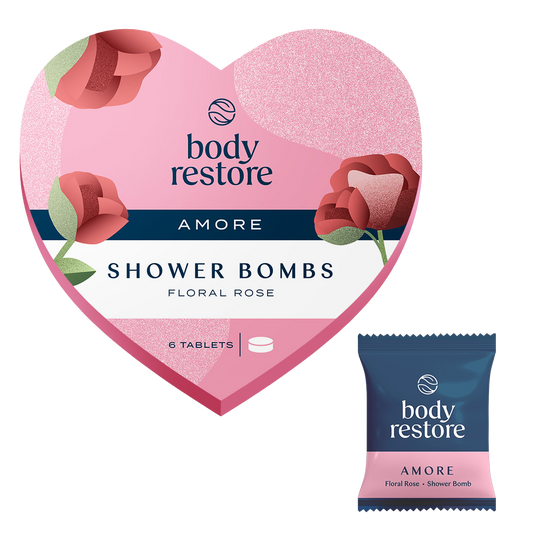 Amore Heart Box Shower Steamers