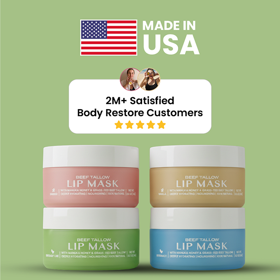 Beef Tallow Lip Mask