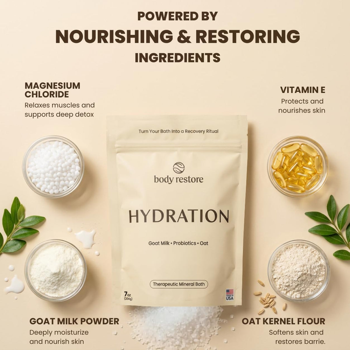 Body Restore Bath Tea Soaks Birthday Gift for Women & Men - Variety 3 Pack