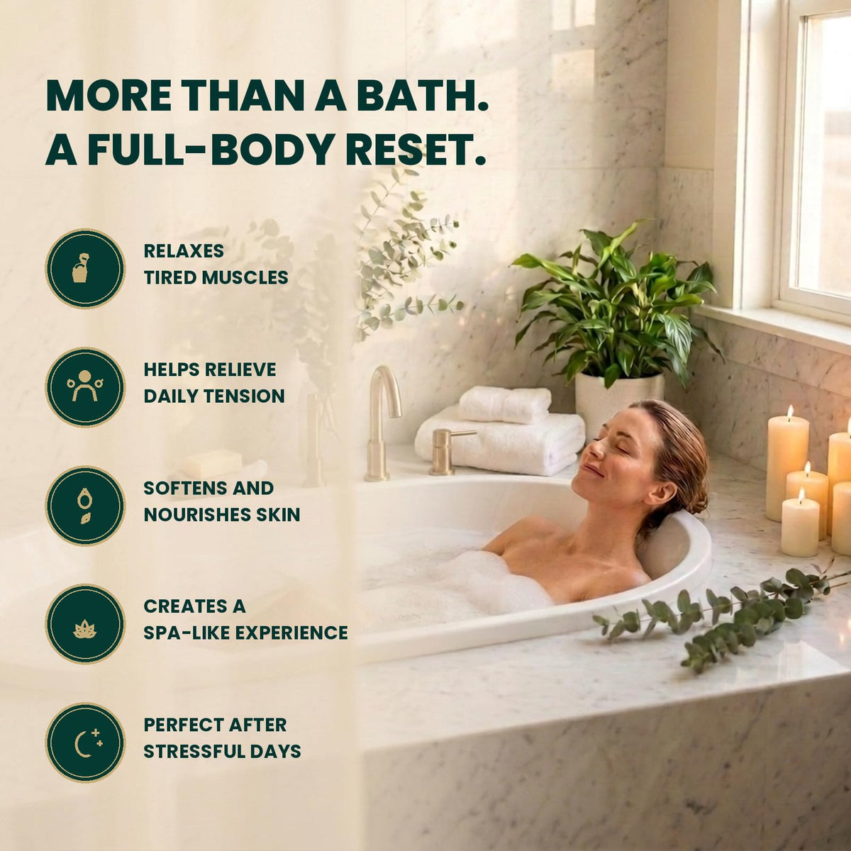 Body Restore Bath Tea Soaks Birthday Gift for Women & Men - Variety 3 Pack