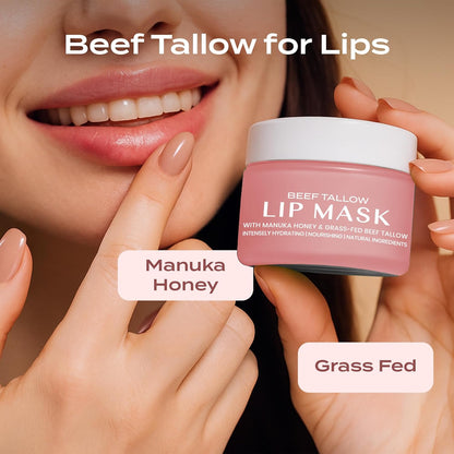 Unscented Beef Tallow Lip Mask
