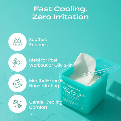 Cooling Jelly Toner Pads