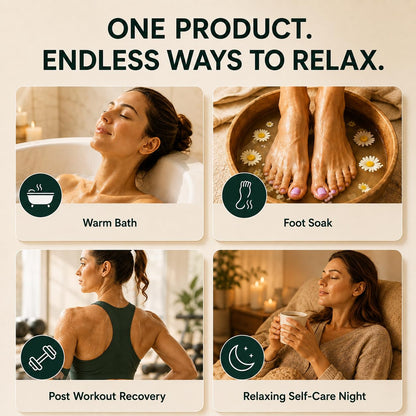 Body Restore Bath Tea Soaks Birthday Gift for Women & Men - Variety 3 Pack