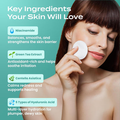 Cooling Jelly Toner Pads