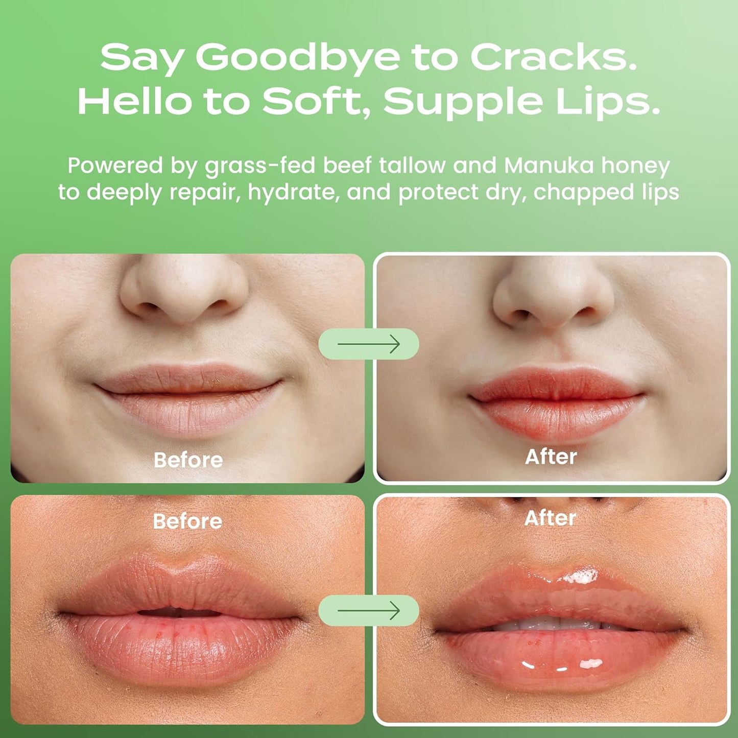 Bergamot Beef Tallow Lip Mask