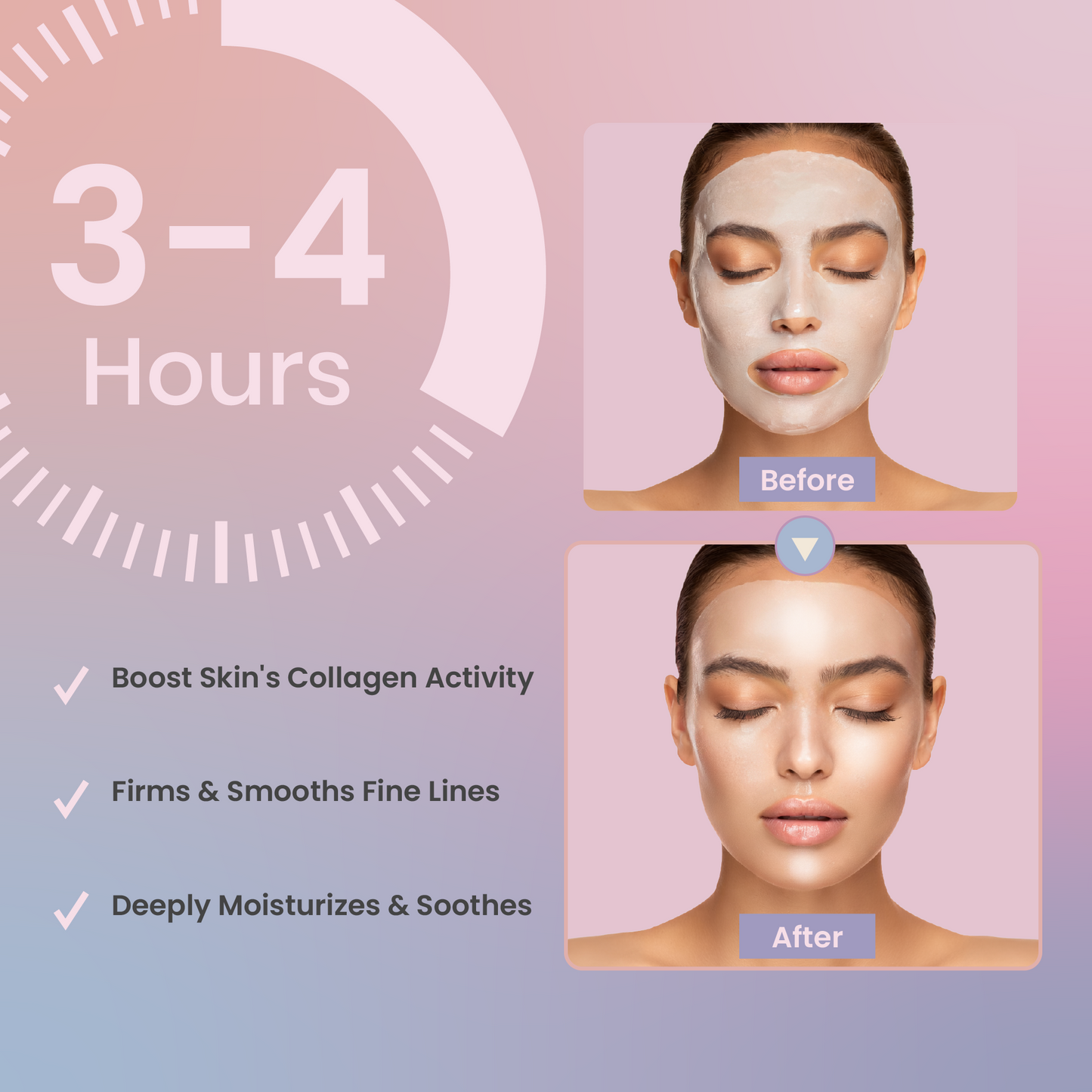 Natural Collagen Mask - Variety Pack (12 Pack)