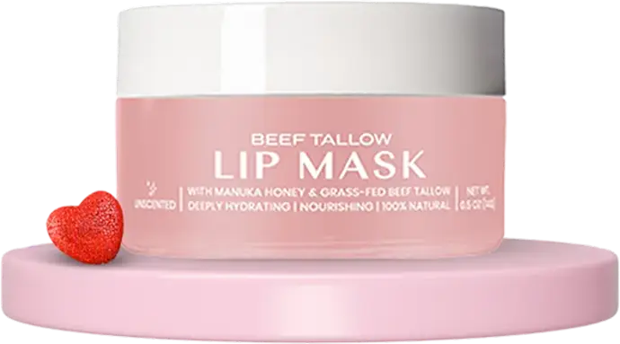 Unscented Beef Tallow Lip Mask