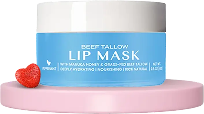 Peppermint Beef Tallow Lip Mask
