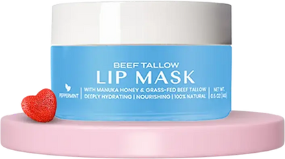 Peppermint Beef Tallow Lip Mask