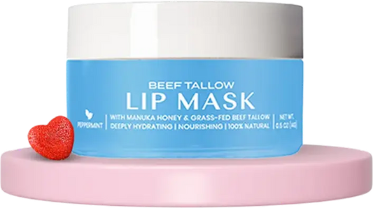 Peppermint Beef Tallow Lip Mask