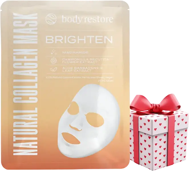 Natural Collagen Mask - Brighten (5 Packs)