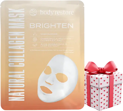 Natural Collagen Mask - Brighten (5 Packs)