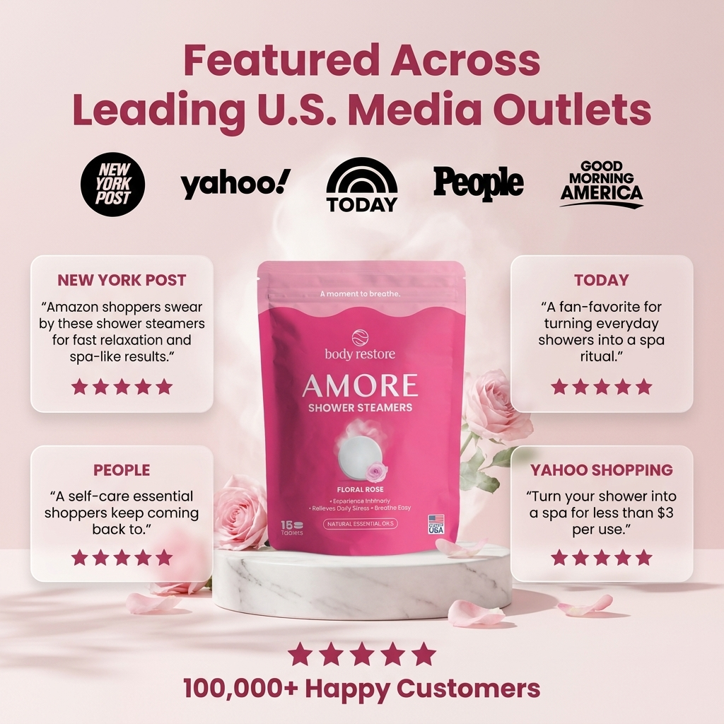 Rose Shower Steamers